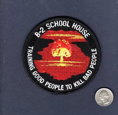 B-2 SPIRIT School House WHITEMAN AFB USAF Stealth Bomber Squadron Base Patch +V • $11.99