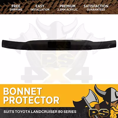 Bonnet Protector To Suit Toyota Landcruiser 80 Series Tinted Guard • $89