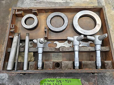 Mitutoyo Holtest Inside Bore Micrometer 2.4-2.8 3.2-3.6 3.6-4.0 3-Point Tri Mike • $1000