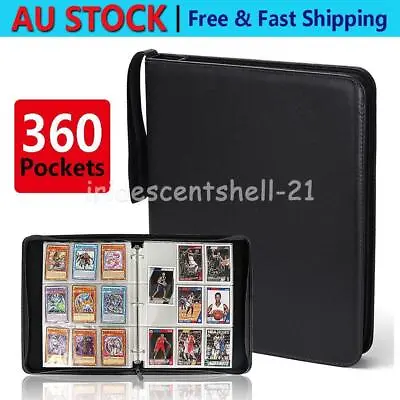 360-Pockets Trading Card Binder Sheet Card Album Holder For Football Sports Card • $24.96