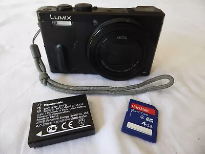 Panasonic LUMIX DMC-TZ60 18.1MP Digital Camera - Black - Working *100% Charity* • £90