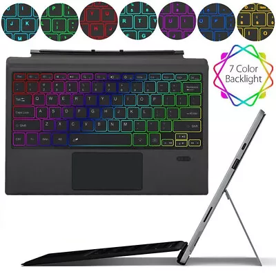 Wireless Keyboard Backlit Type Cover Magnetic For Microsoft Surface Pro 7/6/5/4 • $53.99