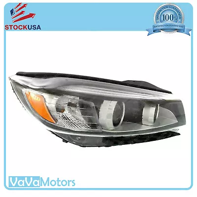 $165 • Buy Fits 2016 2017 2018 Kia Sorento Headlight Halogen W/LED Light Bar Passenger Side