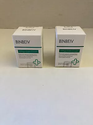 Binbeiv Vitiligo Care Cream Natural Plant Essence 1.23oz  (Lot Of 2) Exp: 03/26 • $7.50