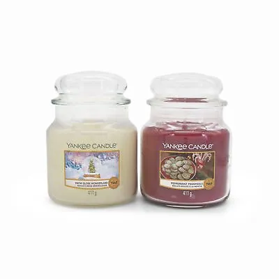 Yankee Candle Christmas Gift Set Duo 2 X 411g - Imperfect Box • £32.95