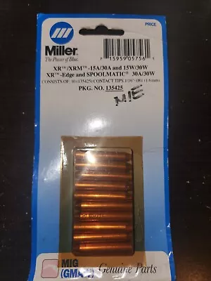 Miller 135425 XRXRMm 15A/30A & 15W/30W 1'16  Spoolmatic Contact Tips 10PK • $14.99