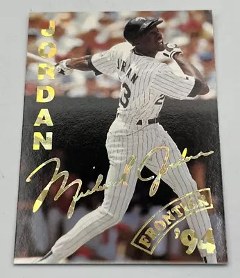 Michael Jordan 1994 Frontier Sports Promo Card Chicago White Sox Gold Signature • $5.95
