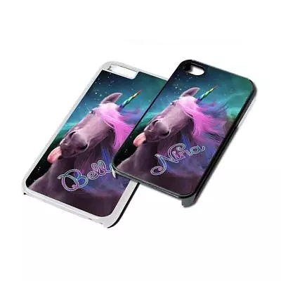 PERSONALISED Unicorn Name Phone Cover For IPod IPhone Samsung 4 5 6 7 8 6th Gen • £5.99