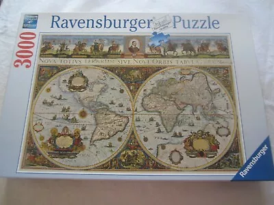 1994 RAVENSBURGER World Map 3000 Piece Premium Jigsaw Puzzle  #170548 • $16.50