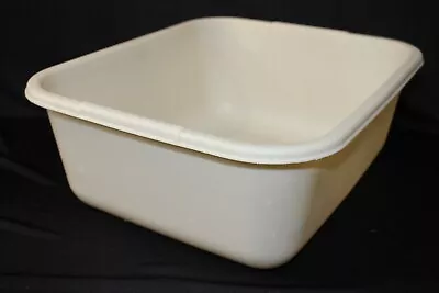 Vintage Rubbermaid Almond Plastic Dish Pan 2951 11.4 Quart EUC! Washing Basin • $29.95