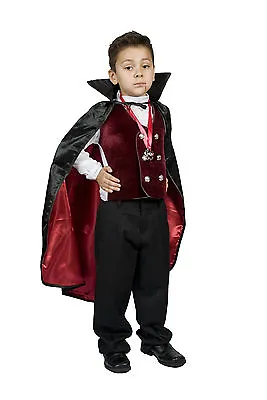 Vampire Costume Boys Kids Child Gothic/Dracula Vampire Size S M 45678  • $21.99