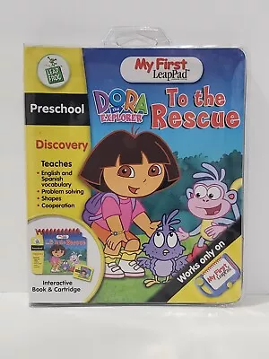 LeapFrog My First LeapPad Dora The Explorer To The Rescue - Complete W/ Book • $6.10