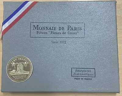 1972 France Monnaie De Paris Pieces Fleurs De Coins Set Of 8 Coins • $50