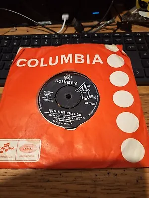 Gerry And & The Pacemakers You'll Never Walk Alone Vg Columbia Vinyl 45 Record • £7.95