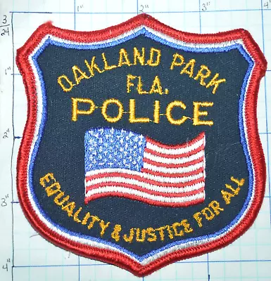 Florida Oakland Park Police Dept Vintage Unused Patch • $6