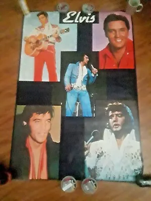 Elvis Presley  Huge  Poster  Beautiful Very Rare  1970s • $57