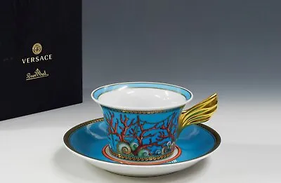 Versace By Rosenthalgermany   Les Tresors De La Mer  Tea Cup And Saucer • $212