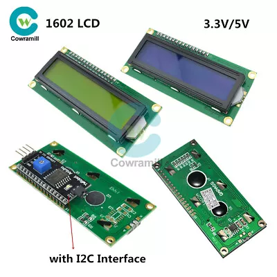 I2C 1602 LCD Board Module 16x2 Character LCD Display Module HD44780 Controller • $7.59