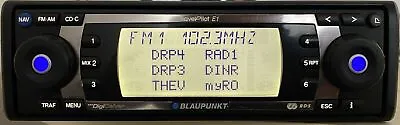 Retro Blaupunkt TravelPilot E1 DigiCeiver Car CD Radio Player Navigator / Tested • $143.61