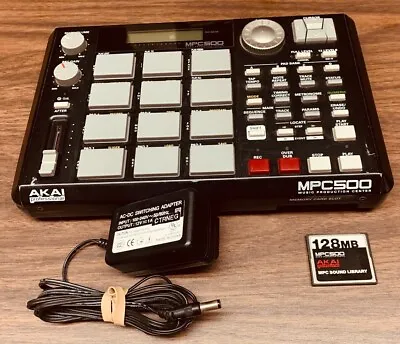 AKAI MPC500 Touch Pad Music Production Sampler/Sequencer W/Power+128mb Memory • $299.95