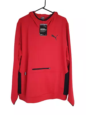 $49.99 • Buy MENS PUMA Rtg Hoodie Size XL New With Tags In Red And Black Color.