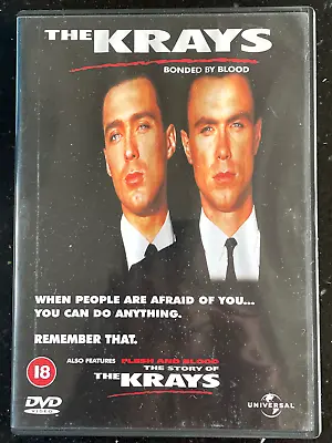 THE KRAYS DVD BONDED BY BLOOD Region 2 (Dog Charity Sale) FREE UK POSTAGE • £3.38