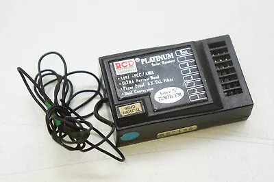 HITEC/RCD 7 CHANNEL AM RECEIVER MODEL PLATINUM CH 26 72.310 Mhz USED • $13.95