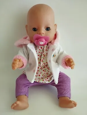 $25 • Buy Zapf Creation Baby Born Doll Drink Wet 16”