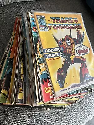 120 X Marvel Uk Transformers Comics Joblot (includes #113 First Deaths Head) • £77