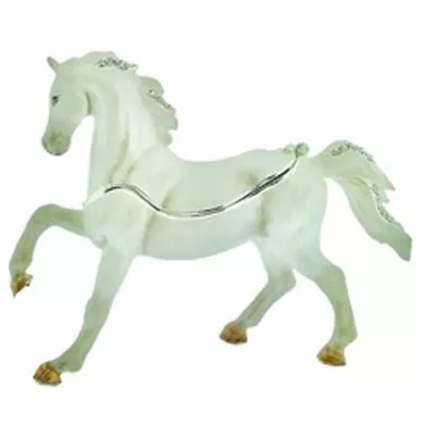 Kubla Crafts Jeweled Trinket Box - ARABIAN HORSE - KUB-3060 • $38.50