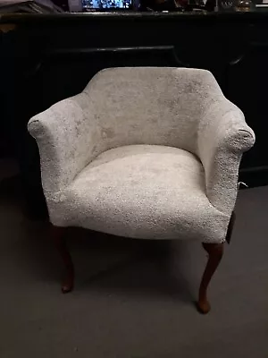 £350 • Buy Newly Upholstered Petite Victorian Tub Armchair