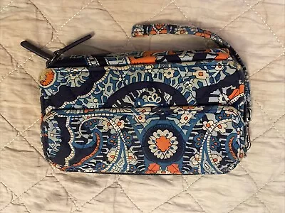 Vera Bradley  Wallet - Marrakesh Pattern Blue & Orange • $4.95