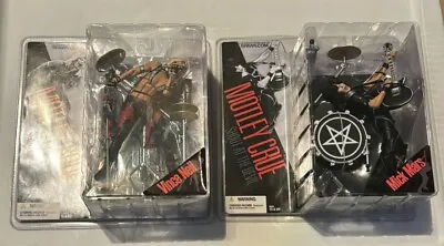 McFarlane Toys Motley Crue Lot Of 2 - Vince Neil Mick Mars New In Package • $175
