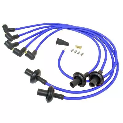 $47.95 • Buy Empi B3-5202-2 Spark Plug Ignition Wire Set Blue Silicone 8mm Aircooled Vw Bug