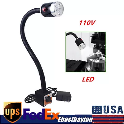 LED Work Light Flexible Gooseneck Lathe Milling CNC Machine Light Magnetic Base • $26.32