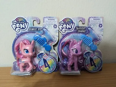 Hasbro My Little Pony Pinkie Pie And Twilight Sparkle Potion Ponies Figure Toy • £26.99