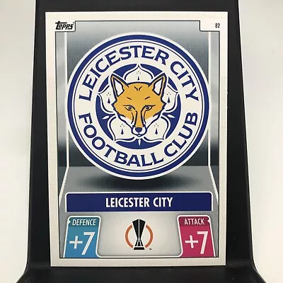 2021-22 Topps Match Attax UCL -  82 Team Badge - Leicester City FC • $1.79