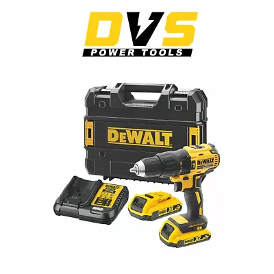 £124.98 • Buy DeWalt DCD776D2T- GB 18V Cordless Drill With 2x2Ah Batteries, Charger And Case