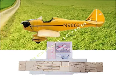 Fly Baby 40  Wingspan RC Airplane Laser Cut Balsa Ply Short Kit W/ Plans • $98.99