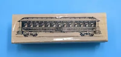 Denver & Rio Grande Train Car Rubber Stamp By Marks Of Distinction 1997 • $8