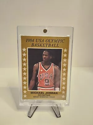 Michael Jordan 1984 Team USA Olympic Basketball RC **RARE** Chicago Bulls • $925