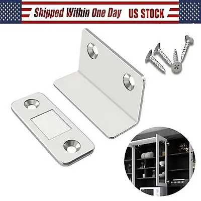 Magnetic Catch Latch Door Stop Holder Suction Strong Steel Stopper + Screws • $178.99