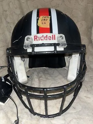 Riddell Speed Large Football Helmet (Flat Black W/ Black Face Mask) • $75