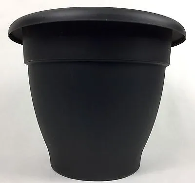 Stewart Garden 39cm Black Planter Pot Flowers Vegetables Plants Fruit 12.0L • £10.99