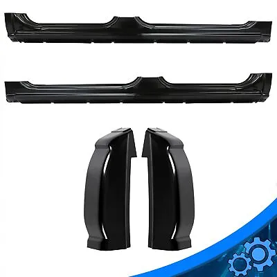 FOR 1999-07 Chevy Silverado/GMC Sierra 4 Door Crew Cab Rocker Panels Cab Corners • $204.99