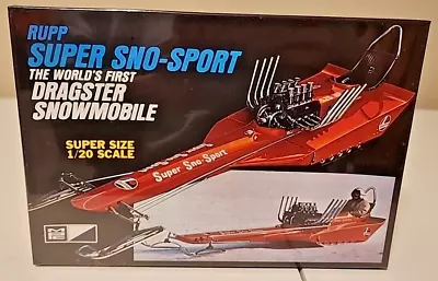 MPC Rupp Super Sno-Sport Dragster Snowmobile Kit #MPC-701 Factory Sealed 1:20 • $24.99