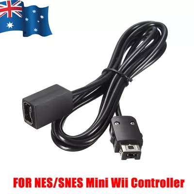 1.8m Controller Extension Cable Cord Lead For Nintendo Wii NES/SNES Classic Mini • $4.99
