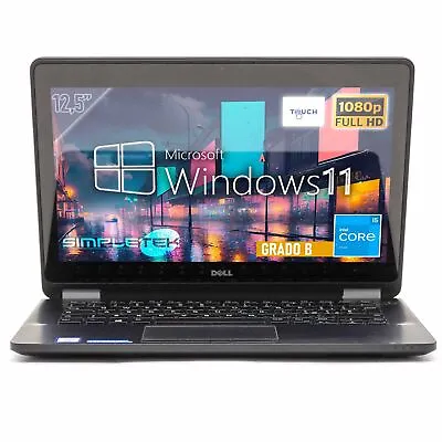 Dell E7270 Core I5 125” Laptop Windows 11 Pro 8GB 120GB Touchscreen PC LTE • $678.70