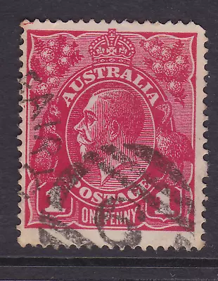 $7.06 • Buy  KGV 1d Carmine-Red SINGLE WMK SCARCE NUMERAL POSTMARK (LF66.3)