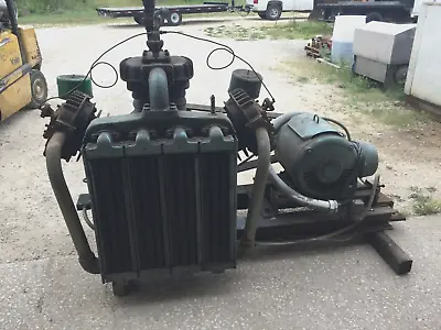 $5000 • Buy Curtis 40hp Mod. C100 Heavy Duty 2 Stage Skid Mounted Air Compressor